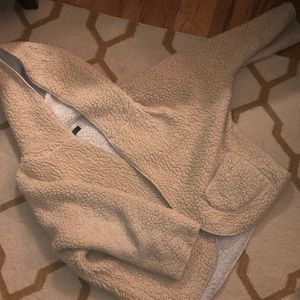 Reversible teddy coat-feels like wearing a hug